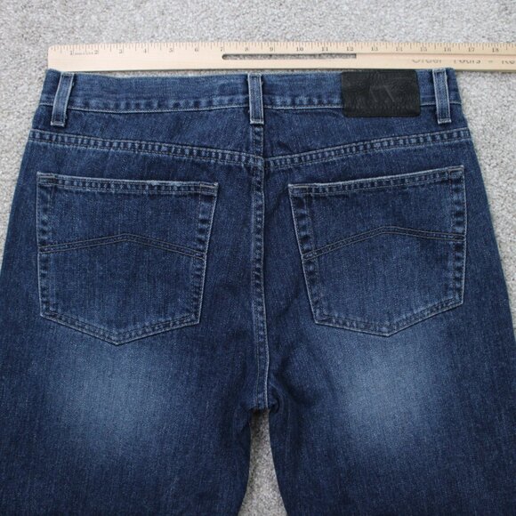 A/X Armani Exchange Jeans Men 33x32 Blue J65 Easy Fit 100% Cotton Straight Denim - Picture 8 of 13